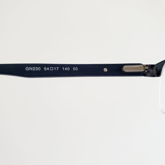 NEW GREG NORMAN COLLECTION Men's Sleek Frames Eyeglasses GN230 54-17-140 Rect. - Picture 5 of 9